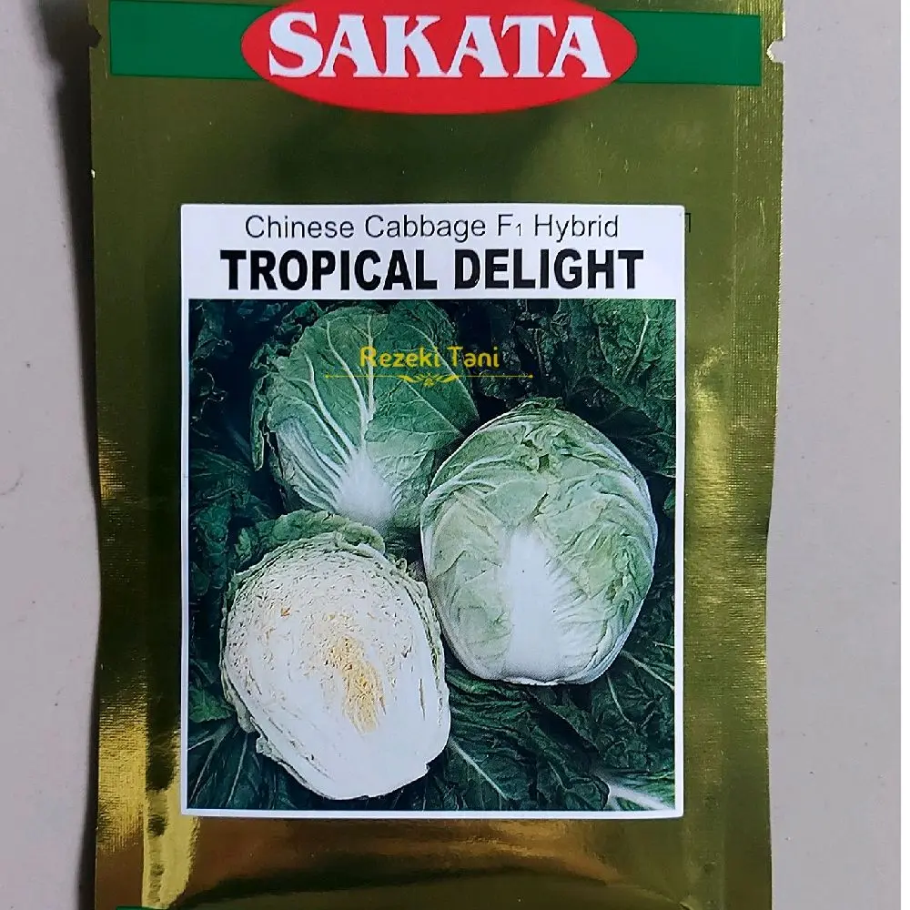 Sawi Putih Hibrida 10gr Sakata Seed Tropical Delight kubis cina