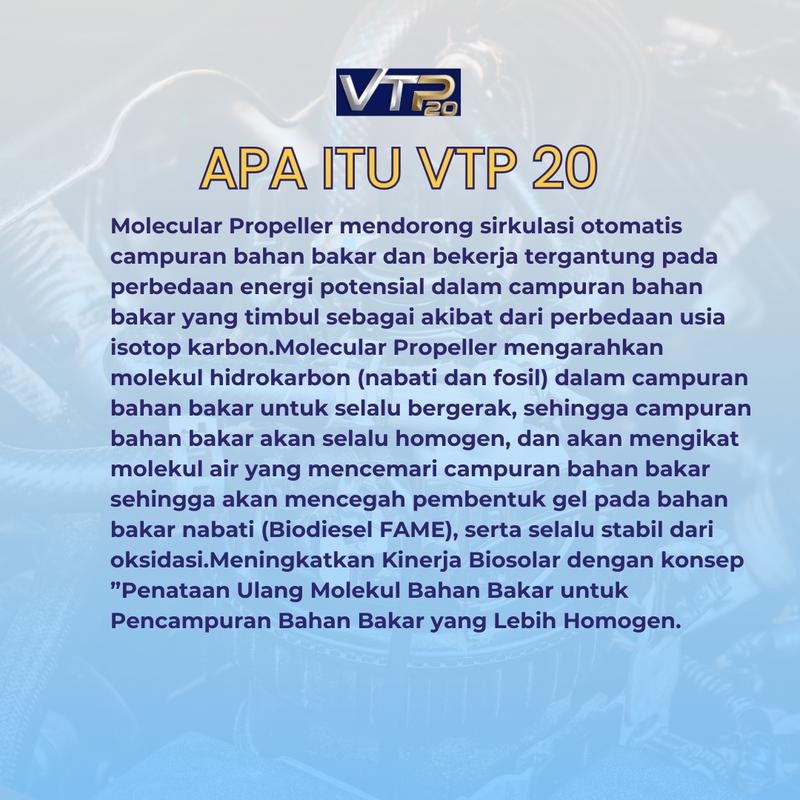 Promo Penghemat Solar Diesel Truk Traktor VTP20 60ml - Car Engine Degreaser, Tanpa Logam Mesin grease 5