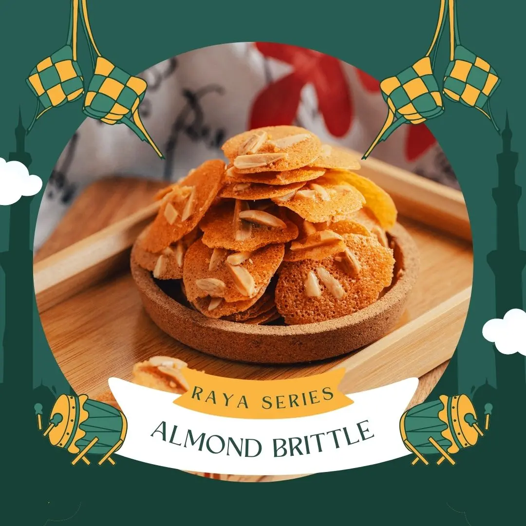 [August Signature] Almond Brittle Chips  *NEW* | Raya Cookies Singapore 2025