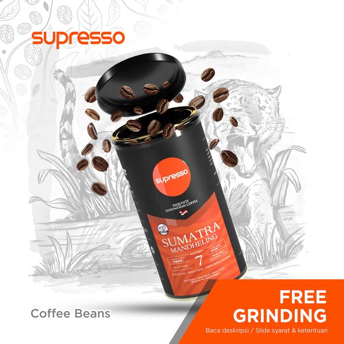Gambar Supresso Sumatra Mandheling Coffee Beans dari INDRACO Store Kab. Gresik Tokopedia