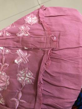 Product Review of Gamis Slavina Bordir Busui Kancing Muslim Wanita Simple Elegant Mayung Twill Nyaman Rempel Cantik from M**🦋 3