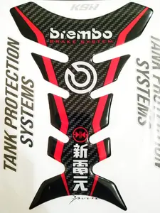 emblem stiker TANK PAD TANK PROTECTION VIXION TIGER NINJA mega pro verza thander univerrsal all motor sport Kendaraan