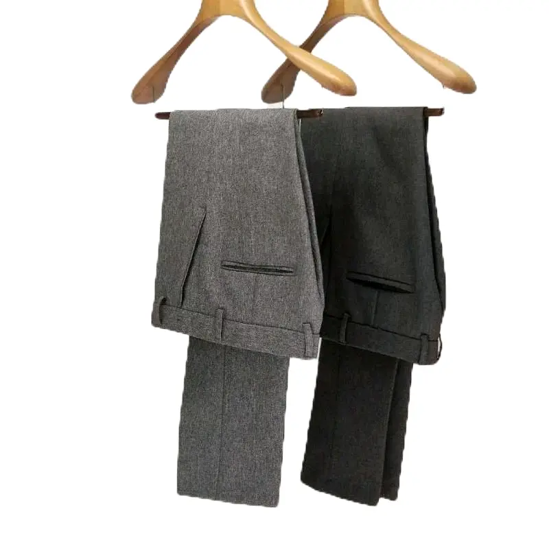 Celana Kerja kantor formal pria dewasa  Panjang Casual warna hitam abu bahan Katun Semi woll Slimfit Premium Slim Fit 1