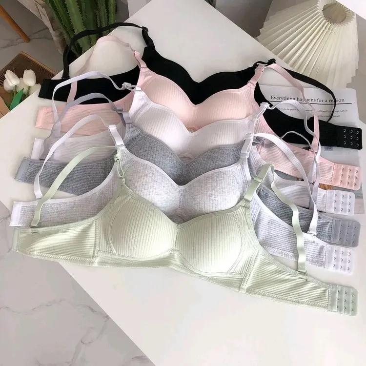 BH BRA Wanita Tanpa Kawat 6 PCS Ukuran 34-42 Terdapat 6 Warna Kait 2 Pakaian Dalam Wanita Nyaman 0
