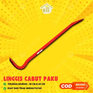 LINGGIS PENCABUT PAKU / LINGGIS BESI PANJANG BESAR 38 CM - 60 CM / LINGGIS BESI BERKUALITAS TINGGI / LINGGIS PANJANG KUAT / LINGGIS BESI MULTIFUNGSI