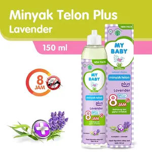 My Baby Minyak Telon Plus Lavender 150ml - Minyak Urut Untuk Bayi