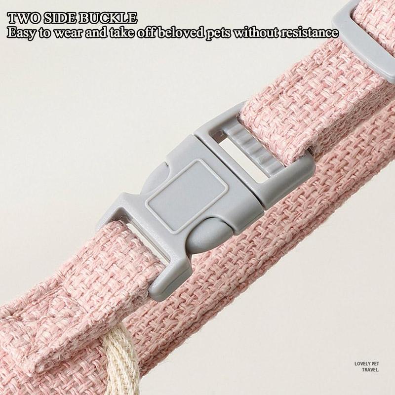 Product Introduction of Pet Cat Leash Small Dog Leash Vest-style Pet Leash Chest Harness Rabbit Small Animals Cute Bear Pattern Harness On Chest And Back 29
