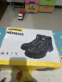 Product Review of SEPATU SAFETY SHOES NEMESIS 6INCH HITAM BLACK from S**g 0