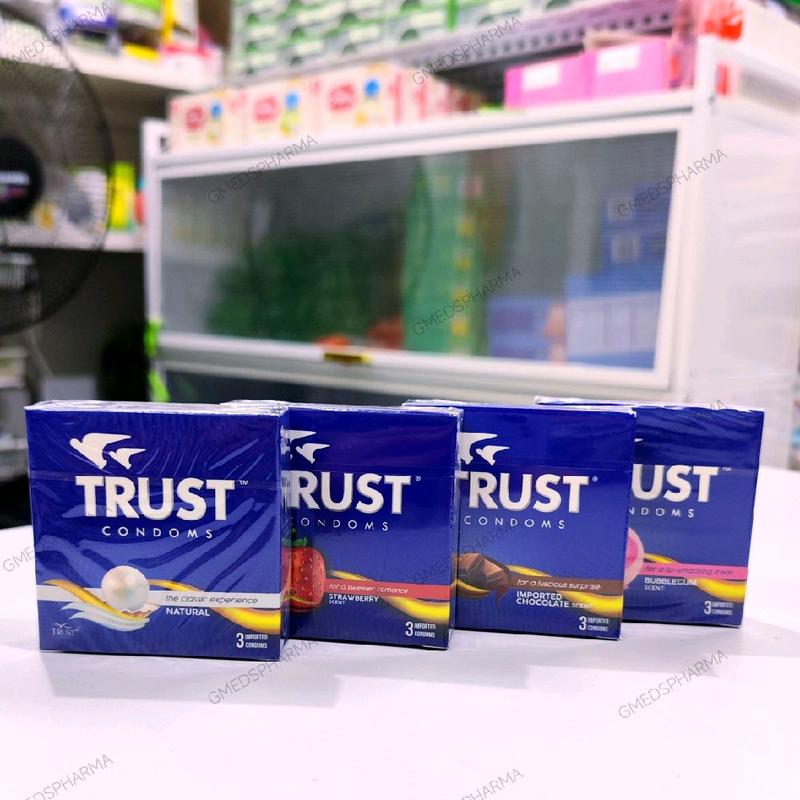 Ps Condoms TRUST CONDOM 3 IN 1 PACK WEARABLE CONTRACEPTIVE (DISCREET PACKING ...