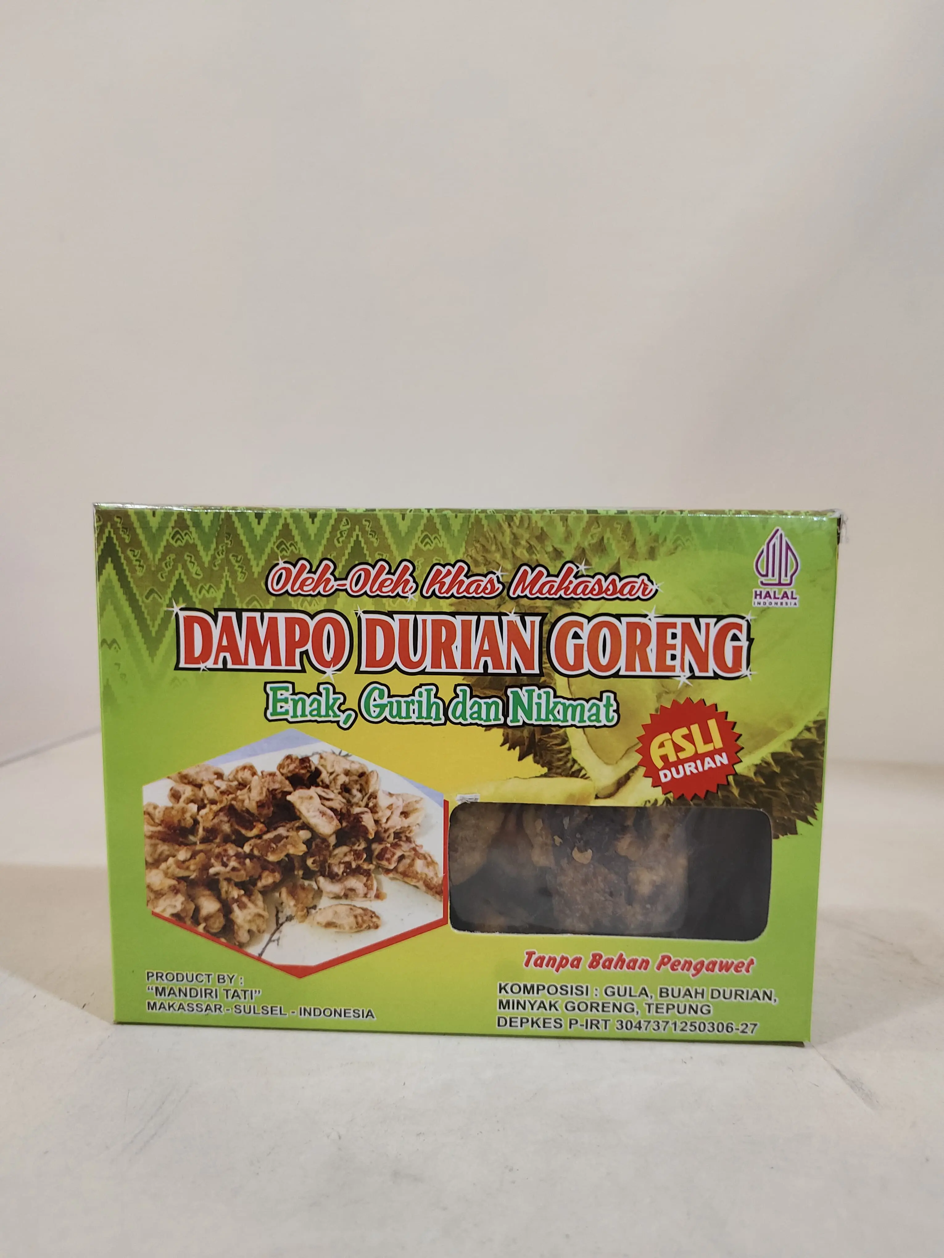 Dampo Durian Goreng - ASLI DURIAN Khas Makassar - MANDIRI TATI