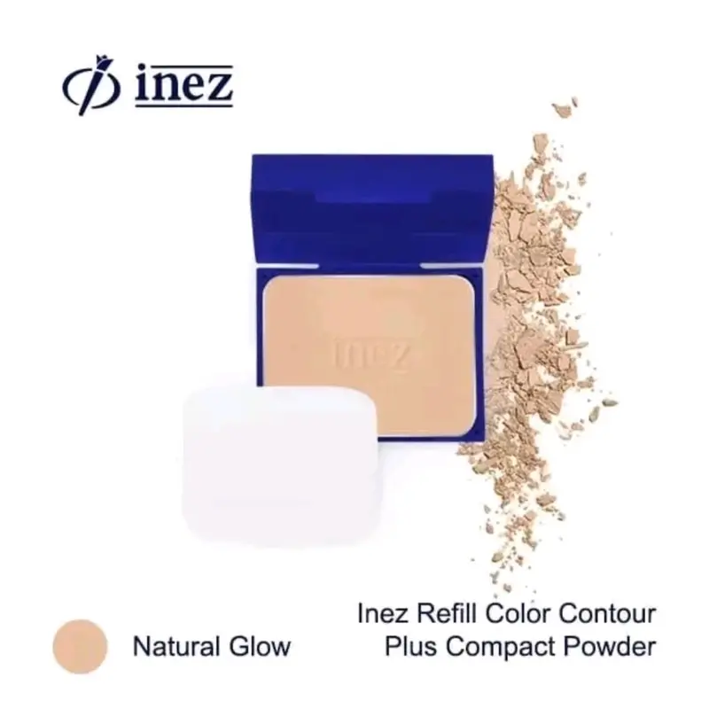 INEZ COMPACT POWDER REFFIL With UV Protection / Bedak Compact/ Bedak wajah ringan 1