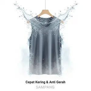 SAMPANG Singlet Pria Dewasa | Bahan Cotton Adem | Nyaman Dipakai Harian