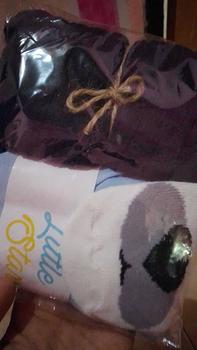 Product Review of LS 4in1 Set Paket Setelan Baju Bayi Newborn Jumper Topi Kupluk Rajut Kaus Kaki Kacamata Anti UV Unisex Premium Parsel Katun from ** ✿**᭡ 0