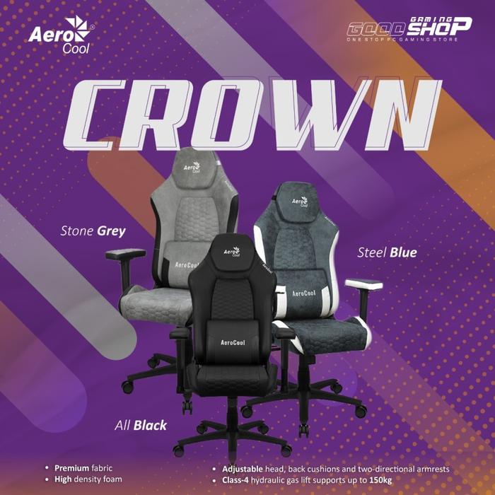 Gambar AEROCOOL CROWN - GAMING CHAIR - Burgundy Red dari GOODGAMINGSHOP Kota Administrasi Jakarta Pusat Tokopedia