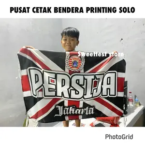 BENDERA PERSIJA 90x60cm TANPA PREE ORDER LANSUNG JADI