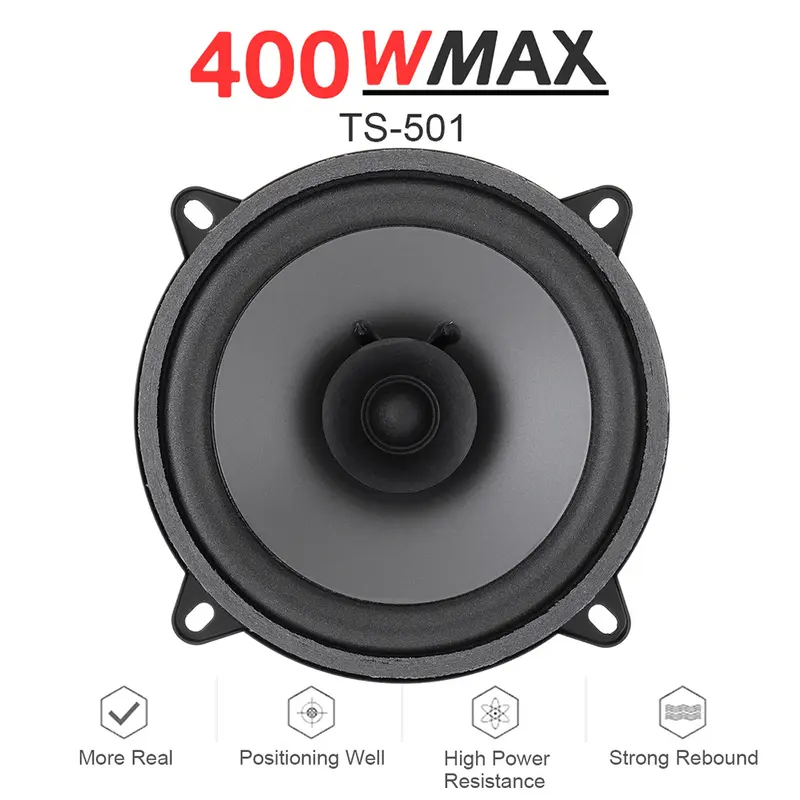 Pcinener Speaker Subwoofer Mobil HiFi 5 Inch 400W 1 PCS - TS-501 0