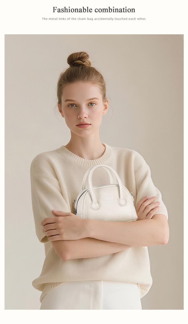 【Gia Bag】NALANDU Tas Selempang Wanita Elegan Fashion Sling Bag Bahu Cewek Kekinian Kulit OOTD Tampil Mewah