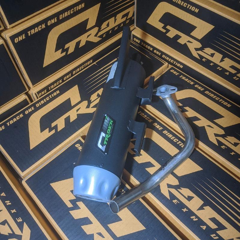 knalpot standar racing copy tzm matic original OTRACK exhaust fullsistem beat scoppy nmax aerox pcx 6