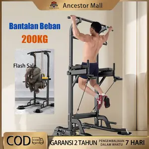 Ancestor Power Tower Pull Up Bar /Station Dip Bar Pull Up/Alat Olahraga/Adjustable Height Pull up/Multi-Function Pull Up/Adjustable Height Pull up Outdoor alat fitness gym lengkap