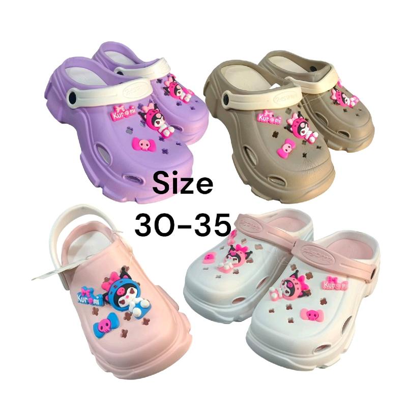 crock baim kuromi sandal sepatu anak perempuan, karet empuk dan ringan elegan dan trendy Fashion Kaki 1