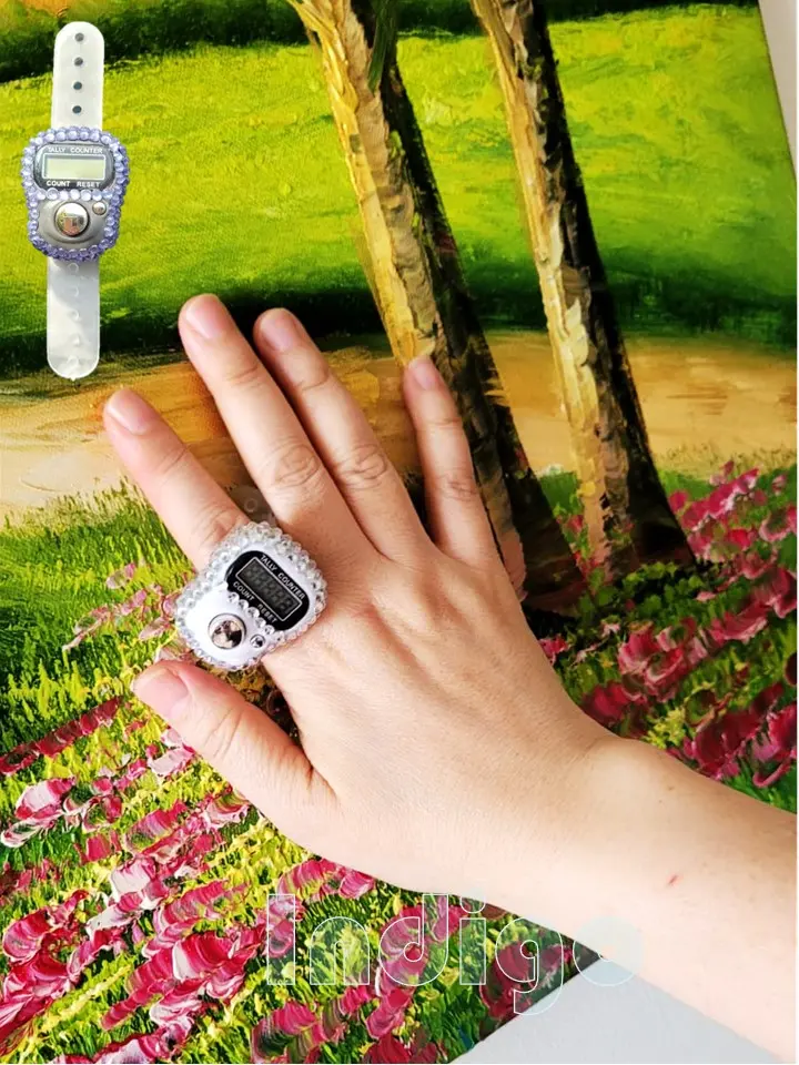 Luxury Finger Number Counter come with various colors Red ,Black ,Green , White and Blue suitable for exercise and chanting