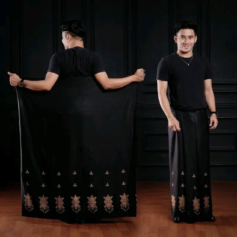 Sarung Dewasa Halus Motif Terbaru Bukan Wadimor Katun Nyaman Pria Semua musim Transparent 0