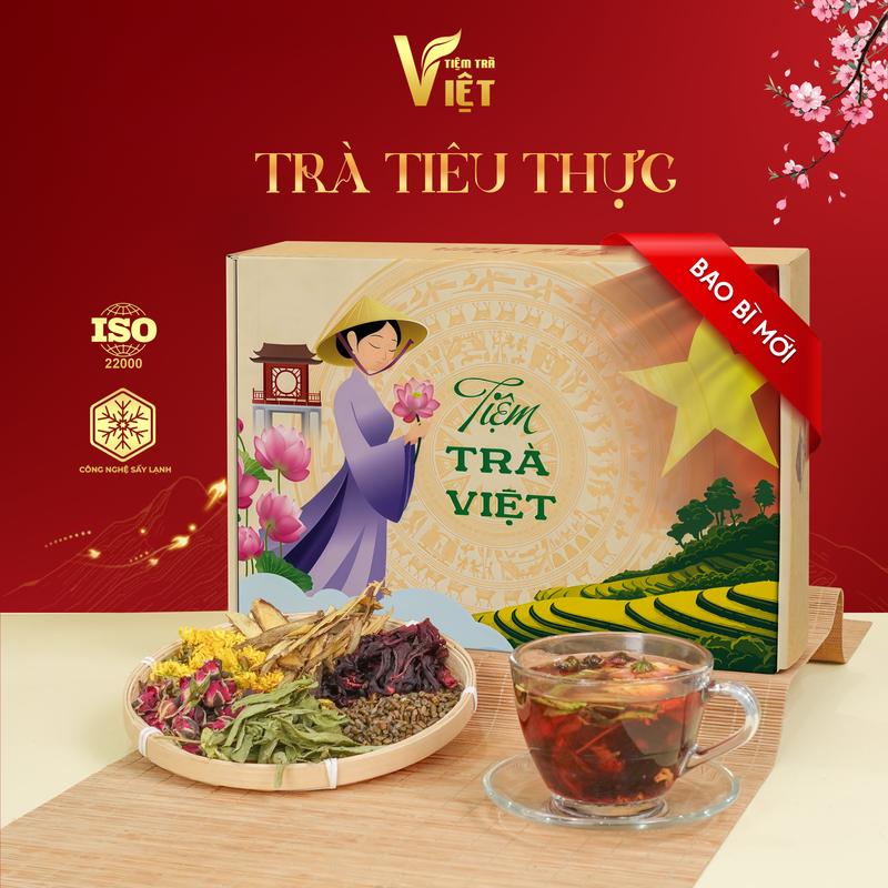 Trà Tiêu Thực 6 Vị - Hỗ trợ tiêu hóa nhuận tràng cải thiện hệ miễn dịch - Tiệm Trà Việt - 40 gói