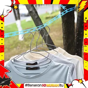 Tali Jemuran Baju Lubang 5 Meter Gantung Pakaian Portable Clothes Line Laundry Praktis