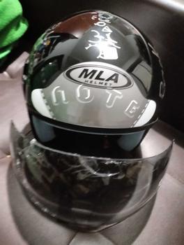 Product Review of Helm Dewasa Half Face evolution Motif Note Murah PREMIUM Kaca from m**6 0