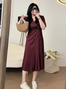 Dress Mila / Dress Wanita Terbaru / Dress Wanita Jumbo / Dress Big Size / Dress Party Wanita Kekinian