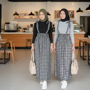 OVERALL KOTAK PITA BAHAN KATUN BY ABIDAHGALLEY