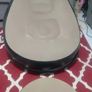 Free Pompa Sofa Angin Santai  Kursi Santai Dengan Sandaran Kaki Sofa tiup single，Sofa berkemah luar ruangan, sofa portabel, mudah disimpan, tidak memakan tempat