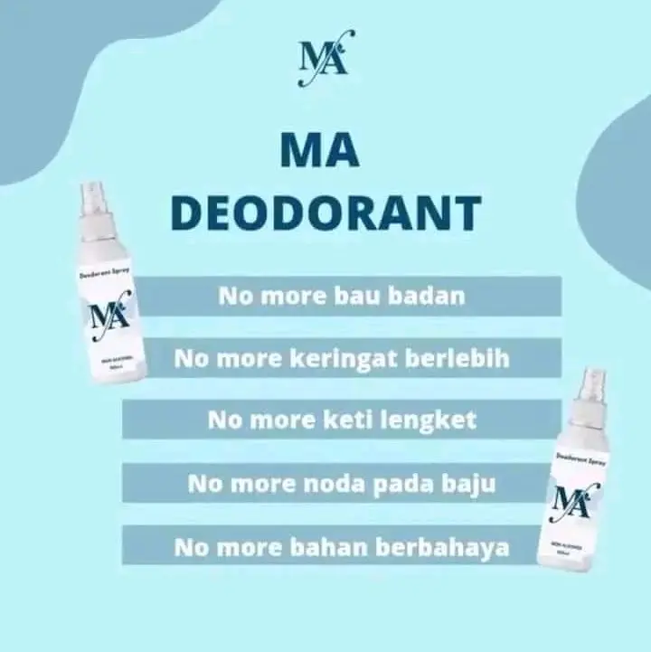 deodorant madeo sepray 9 botol untuk  Pencerah Ketiak basmi Bau tawas anti bakteri 2