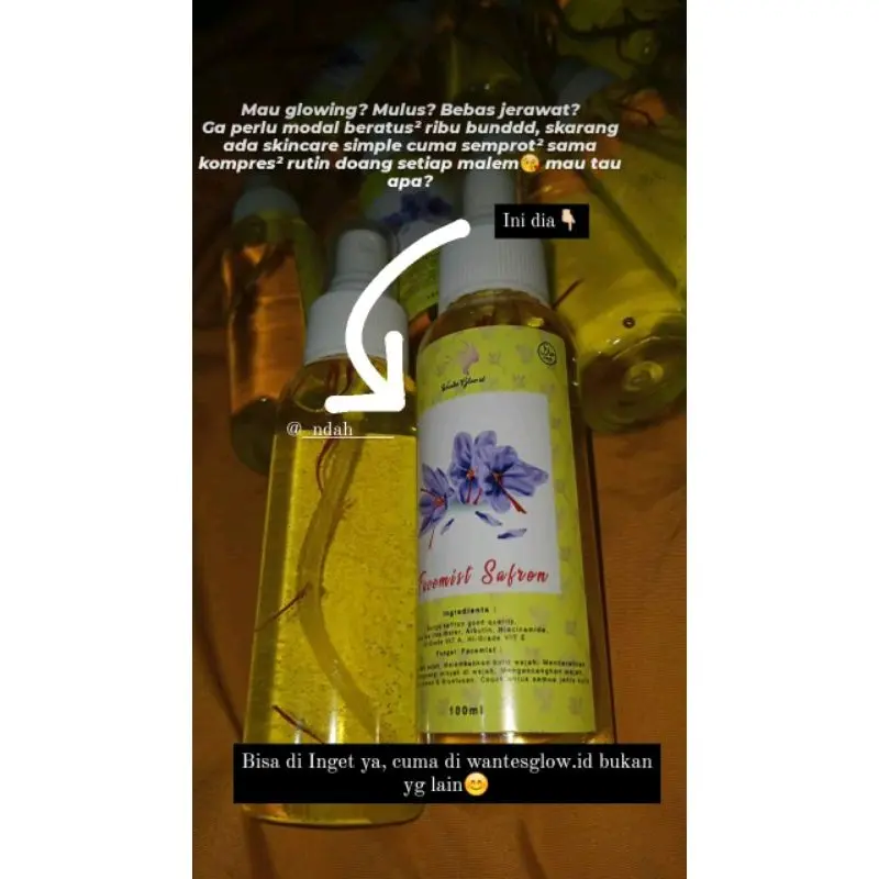 Face mist safron 2