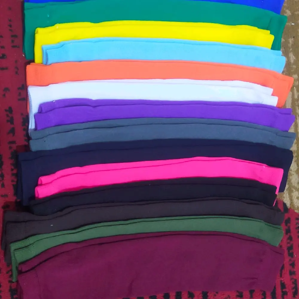 manset lengan anak tk sd polos warna manset tangan anak bahan nilon Handsock Muslim