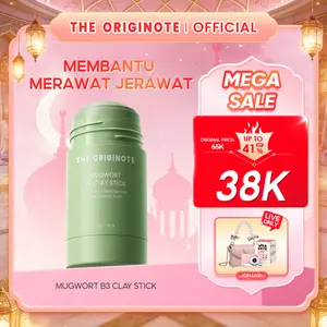 [Special Price] The Originote Mugwort B3 Clay Stick Mask - Masker Wajah Mugwort Membantu menenangkan dan Membuat Wajah Kencang dan Halus with Niacinamide Acid Propolis Berjerawat Mencerahkan Berminyak anti-acne jerawat deep clean pore clarifying mask pore