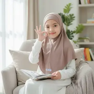 Hijab Bergo ZEEVA Usia 2-12 Tahun Jersey Jilbab Instan Anak Nonpet Kerudung Muslim Kekinian Terbaru