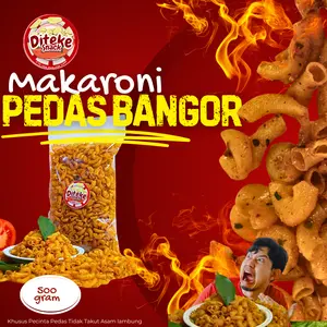 Snack Makaroni Cikruh Pedas Daun Jeruk 500 Gram