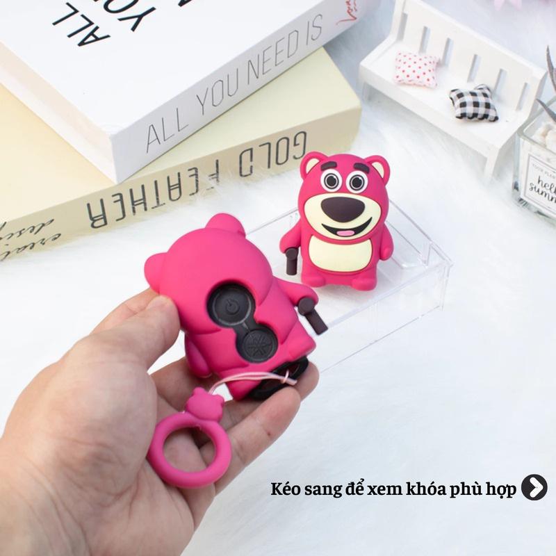   YAMAHA  Bọc Bảo Vệ Chìa Khóa Smartkey Hình Lotso Cho Xe Yamaha Grande Janus NVX Freego Latte Móc Khoá Hoa Móc Chìa Khoá Móc Khóa Nữ ex 150 