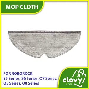 Mop Cloth for Roborock S5 Series, S6 Series, Q7 Series, Q5 Series, Q8 Series Robot Vacuum Accessories