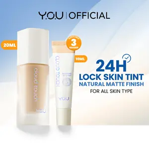 [Travel Size] YOU Cloud Touch Blurring Skin Tint 10 ml | Liquid Foundation | Natural Matte Finish | Skin Tint Sunscreen | Makeup Travel Size Wajah