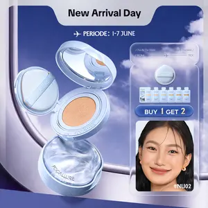 [New Launch]FOCALLURE Unstoppable Blue Cushion Foundation Longlasting Sweatproof Oil Control High Coverage