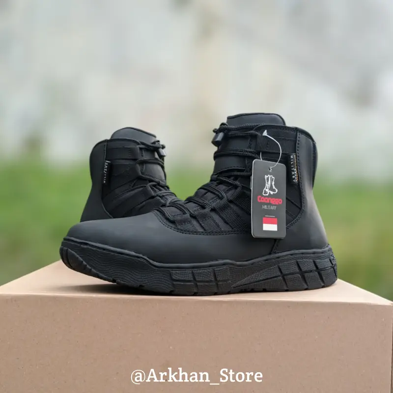 Sepatu Boots Tactical Pendek Lantas Terbaru 2024 Model Ninja 6 inci Shoes High 1