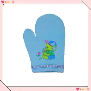 OKIYO 3pcs Waslap Bayi Jari Lembut/Lap Mandi Bayi Microfiber Perlengkapan