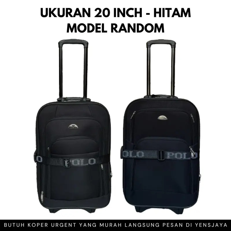 [CABIN] KOPER KAIN POLO TWIN / POLO GEAR UKURAN 20 INCH - KOPER KAIN 20 INCH TEBAL RINGAN ORIGINAL FREE PACKING KARDUS 4
