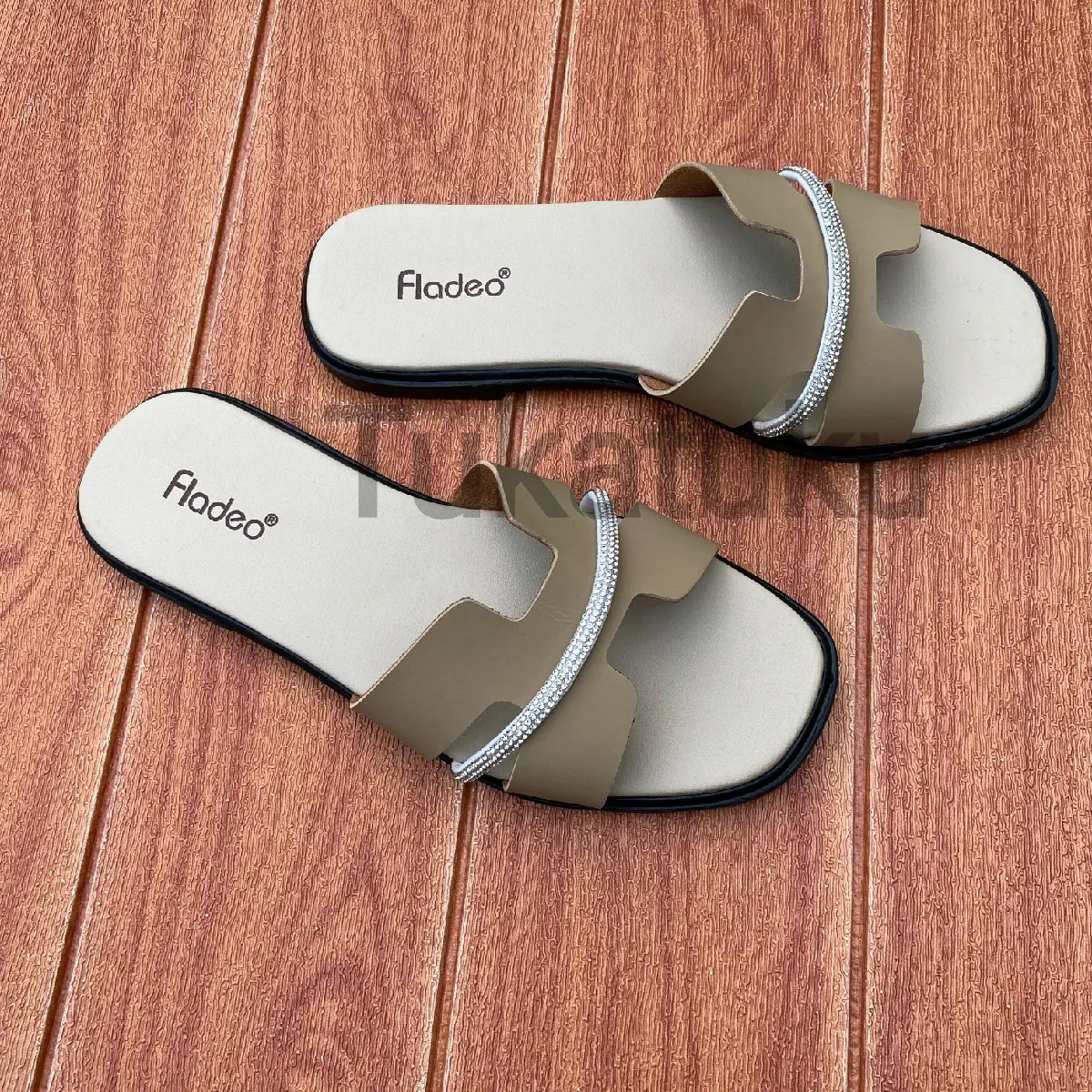 Sandal Wanita Flat Kode.H | Sandal Cewek | Sandal Teplek Wanita Wedge Karet Sendal Perempuan