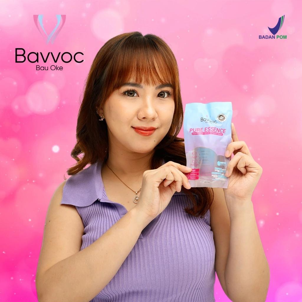 [EXCLUSIVE Candy] BAVVOC Pure Essence Feminine Wash Sabun Kewanitaan pH Balance Niacinamide Propolis Manjakani BPOM Membersihkan & Menyegarkan Area Kewanitaan