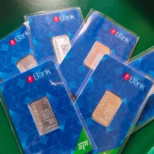 Kartu Fine Silver Perak Murni 999 SILVERGRAM 5 Gram Gr Silver Bar Batangan  Silverium Antam