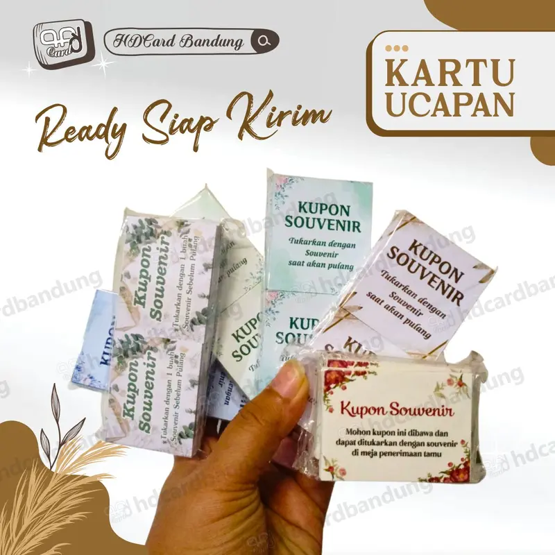 [1 pack] Kartu Ucapan Terimakasih KUT Thankscard Khitanan Pernikahan Online Shop Murah 3