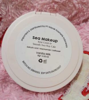 Product Review of Sea Makeup Acne Cover & Smooth Two Way Cake -  Bedak Padat from a** 1